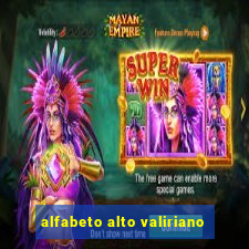 alfabeto alto valiriano